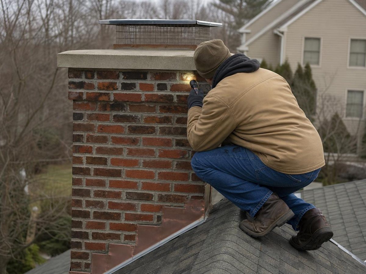 Gilman Chimney Service work in Wayland